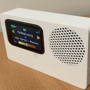 Compact Internet Radio with Touch Screen and WebUi